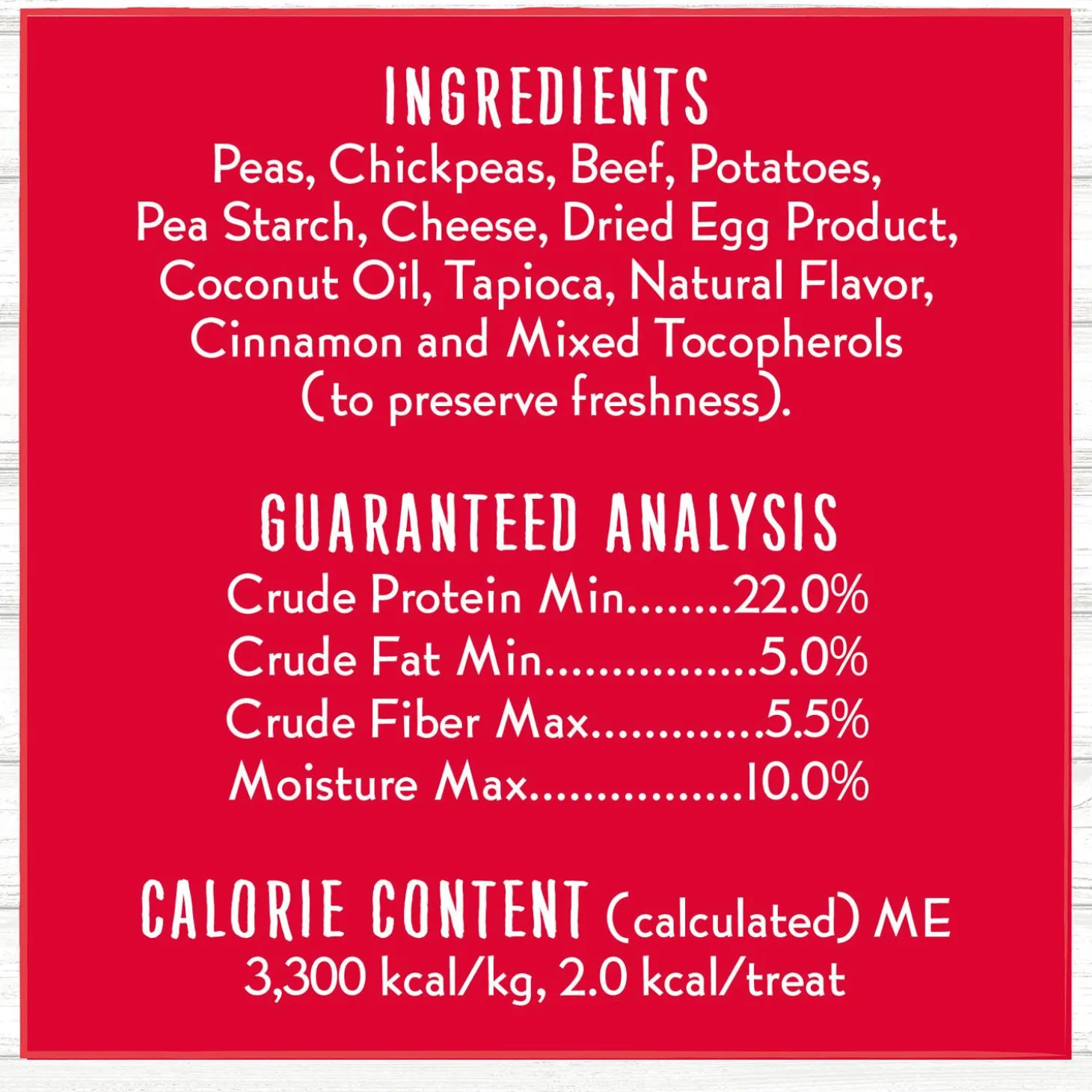 Grain Free Crunch Beef & Cheese Flavour Dog Treats