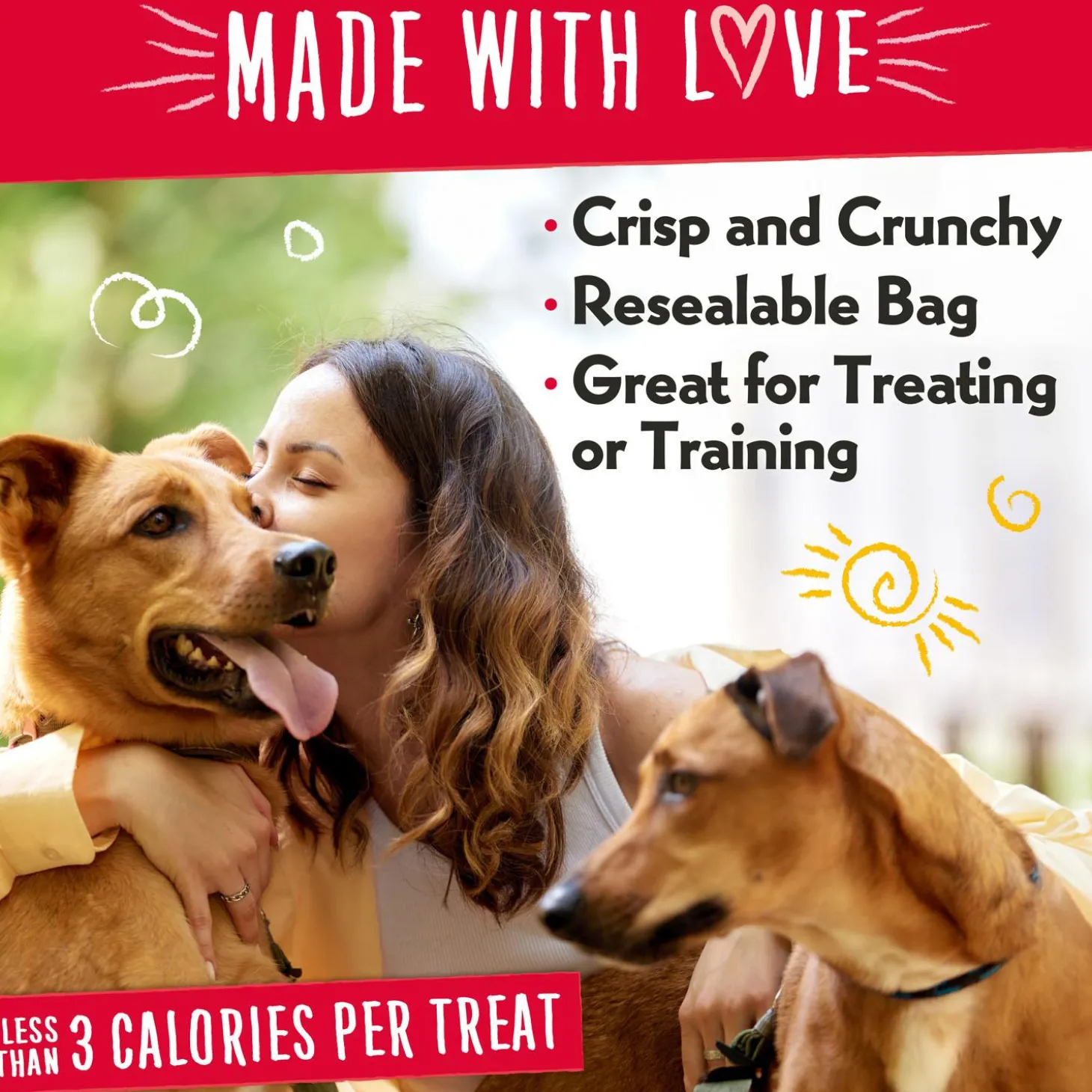 Grain Free Crunch Chicken, Pumpkin & Apple Flavour Dog Treats