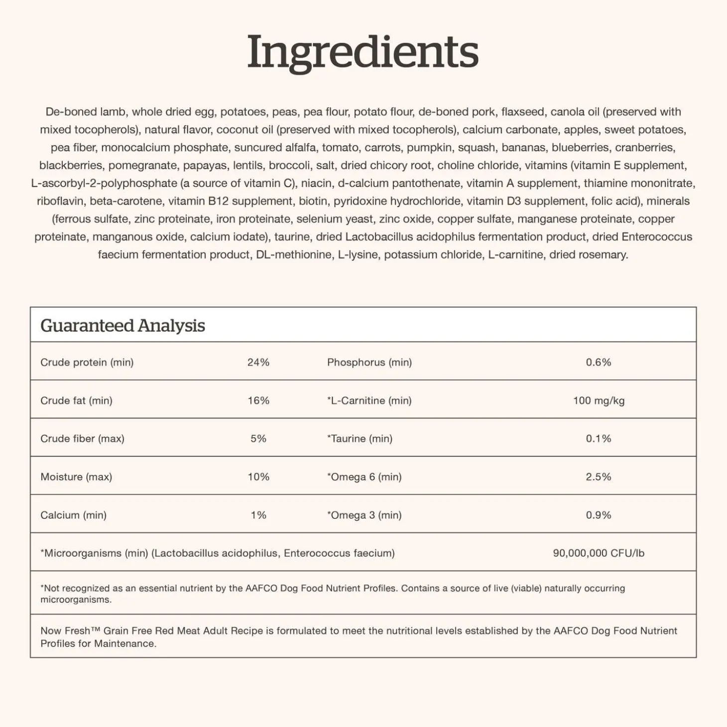 Grain-Free Lamb & Pork Recipe Adult Dog Food