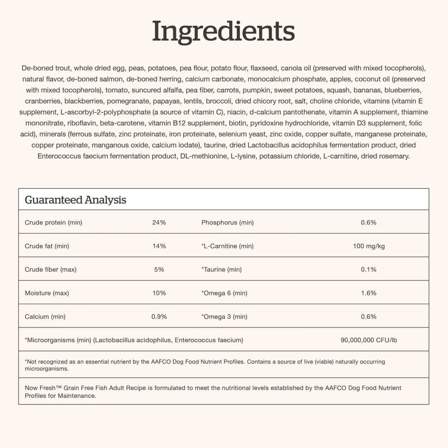 Grain-Free Trout, Salmon & Herring Recipe Adult Dog Food