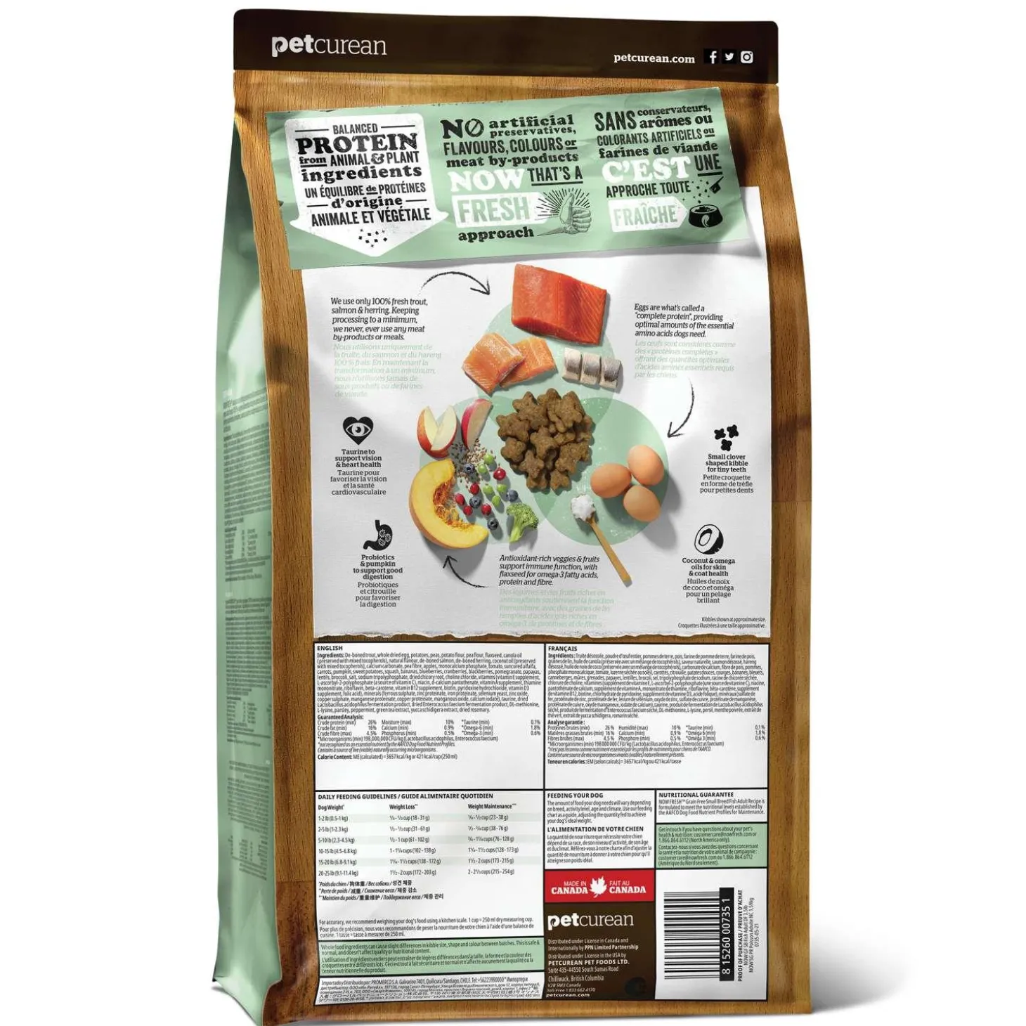 Grain-Free Trout, Salmon & Herring Recipe Small Breed Adult Dog Food