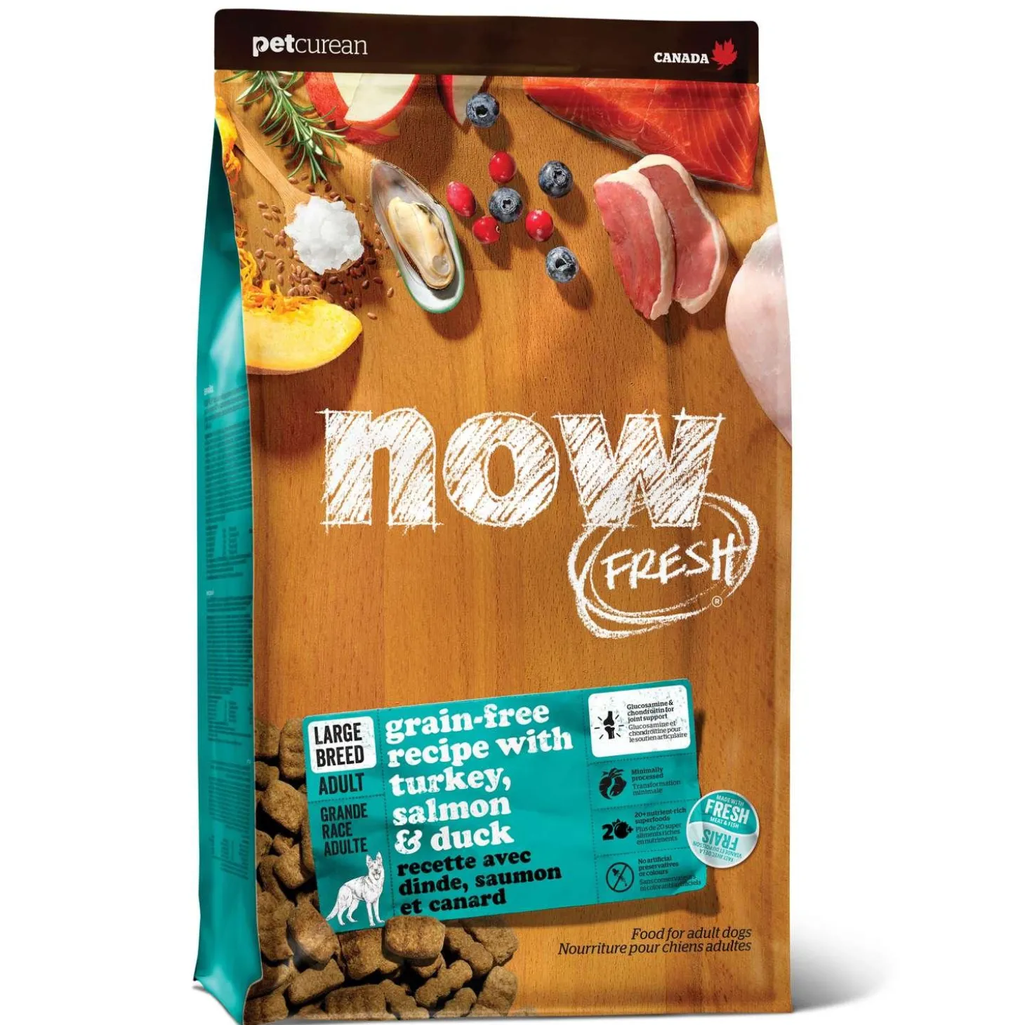 Grain-Free Turkey, Salmon & Duck Recipe Large Breed Adult Dog Food