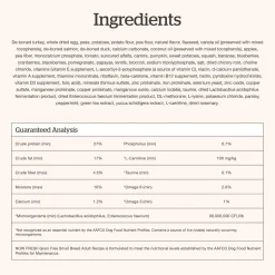 Grain-Free Turkey, Salmon & Duck Recipe Small Breed Adult Dog Food