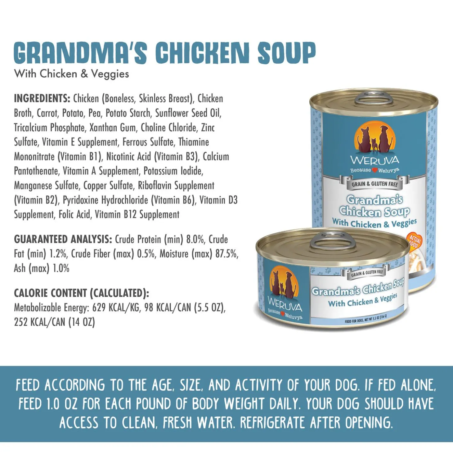 Grandma's Chicken Soup with Chicken & Veggies Dog Food