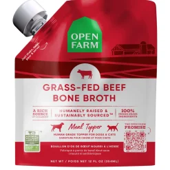 Grass-Fed Beef Bone Broth Cat & Dog Meal Topper