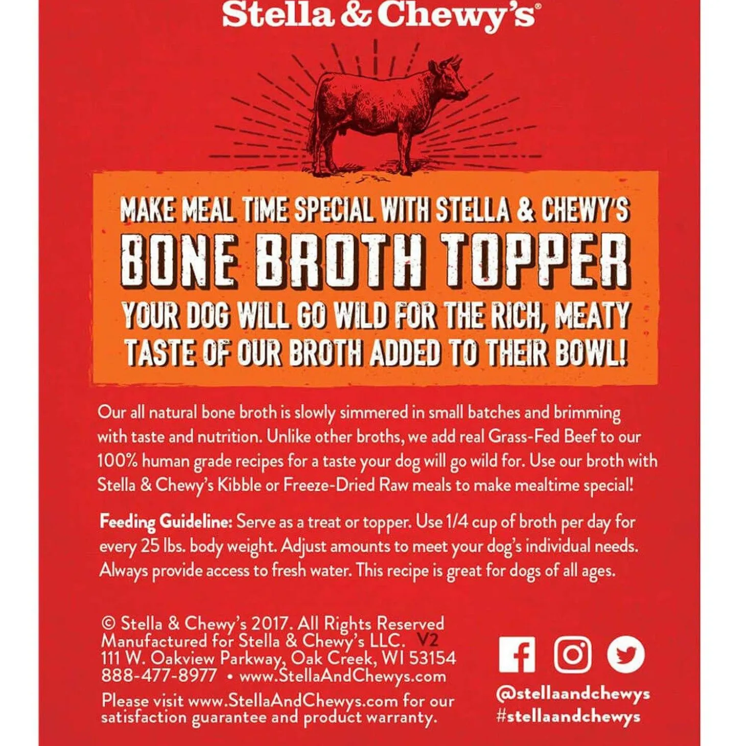 Grass-Fed Beef Broth Dog Food Topper