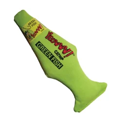 Green Fish Cat Toy