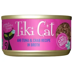 Grill Ahi Tuna & Crab Recipe in Broth Cat Food