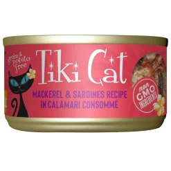 Grill Mackerel & Sardines Recipe in Calamari Consomme Cat Food