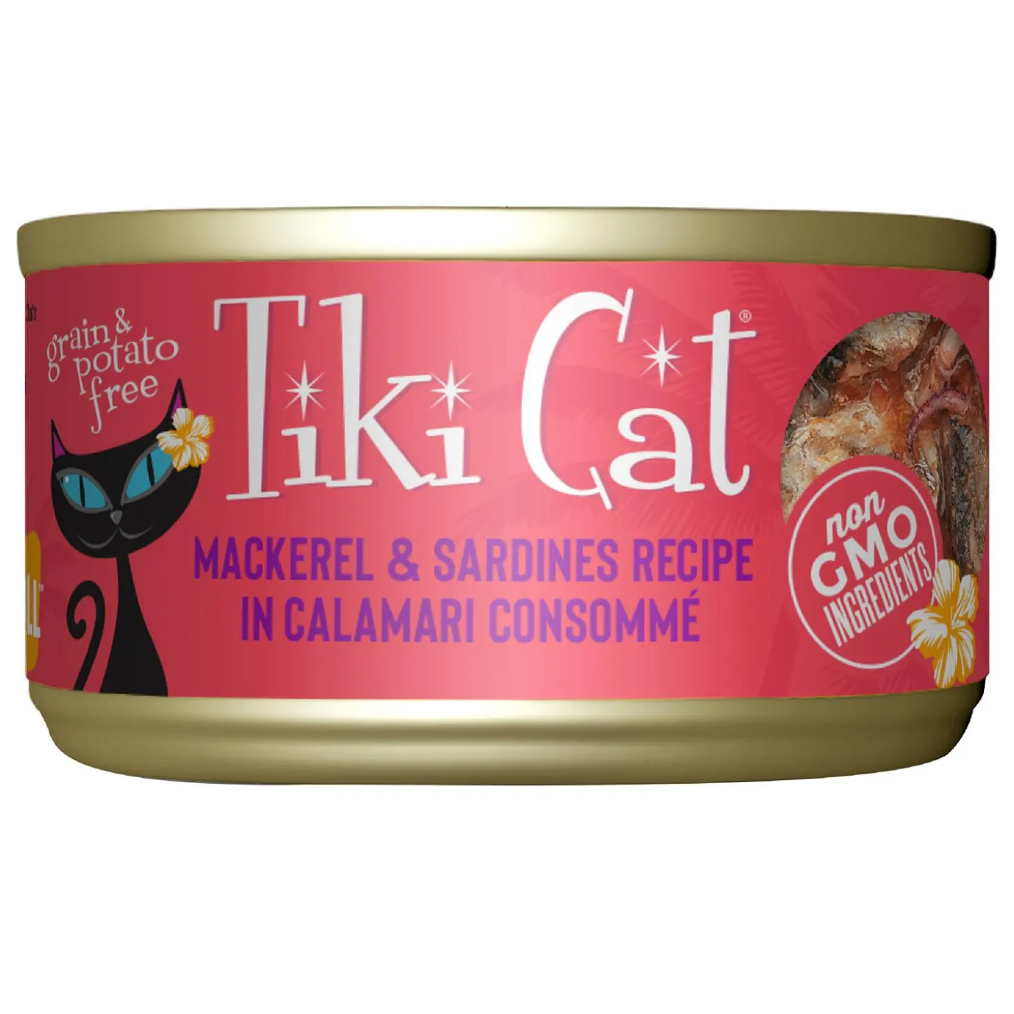 Grill Mackerel & Sardines Recipe in Calamari Consomme Cat Food