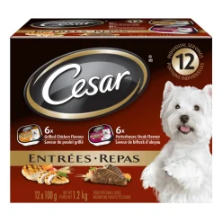 Grilled Chicken Flavour and Porterhouse Steak Flavour Variety Pack Dog Food