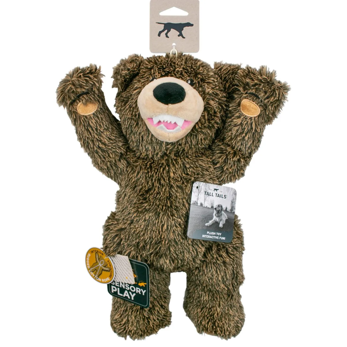 Grizzly Rope Body Dog Toy