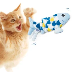 Groovy Fish Blue Cat Toy