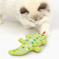 Groovy Gecko Green Cat Toy