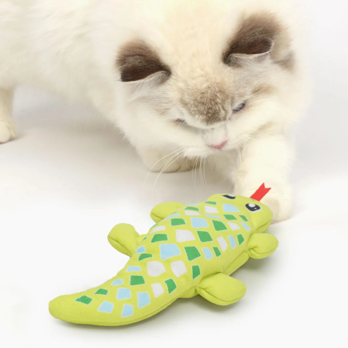 Groovy Gecko Green Cat Toy