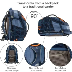 G-Train Carrier Navy Blue Backpack