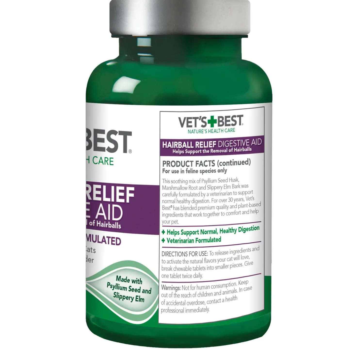 Hairball Relief Digestive Aid Cat Supplement