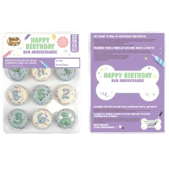 Happy Birthday Blue Advent Calendar Dog Treats