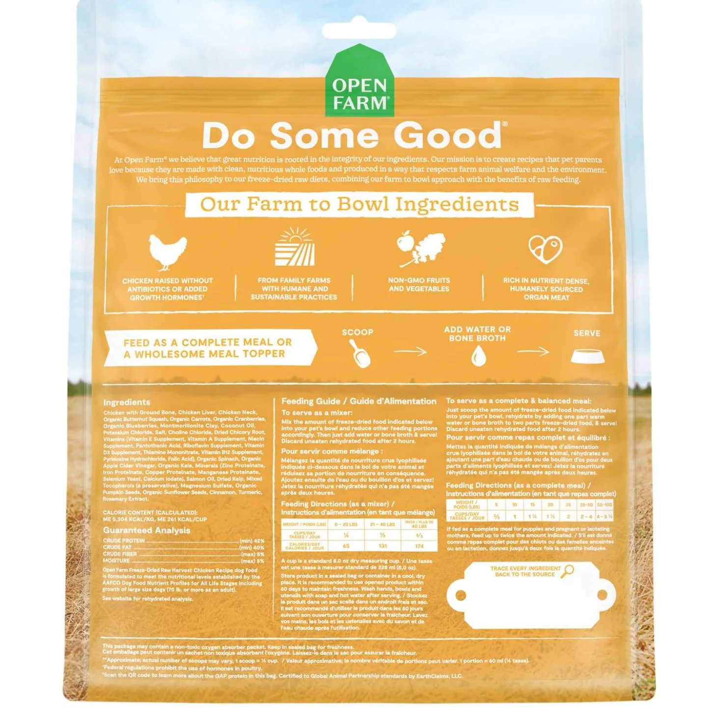 Harvest Chicken Recipe Freeze Dried Raw Dog Food