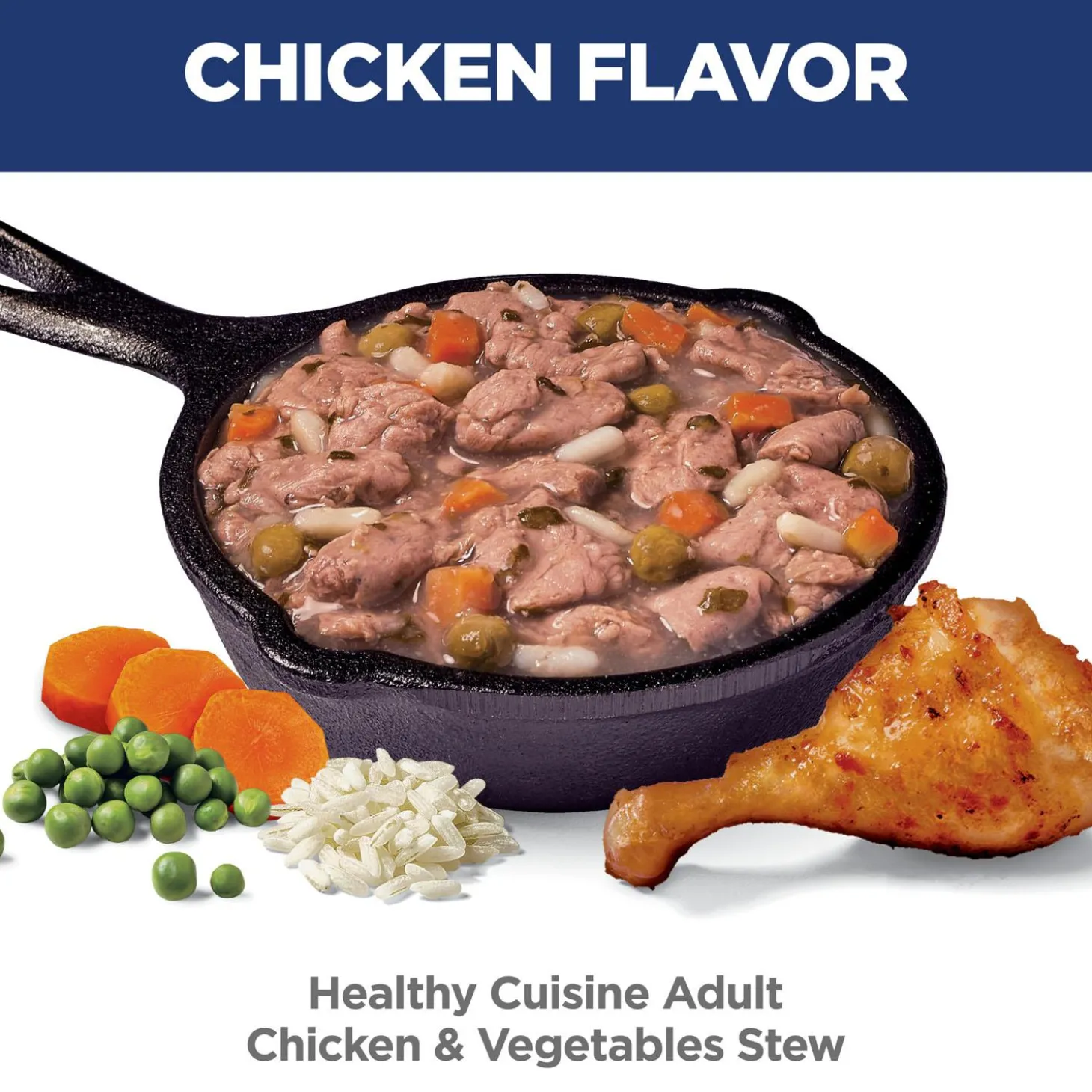 Healthy Cuisine Chicken & Vegetables Stew Adult Dog Food