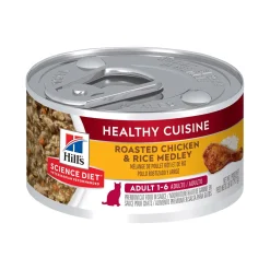 Healthy Cuisine Roasted Chicken & Rice Medley Adult Cat Food