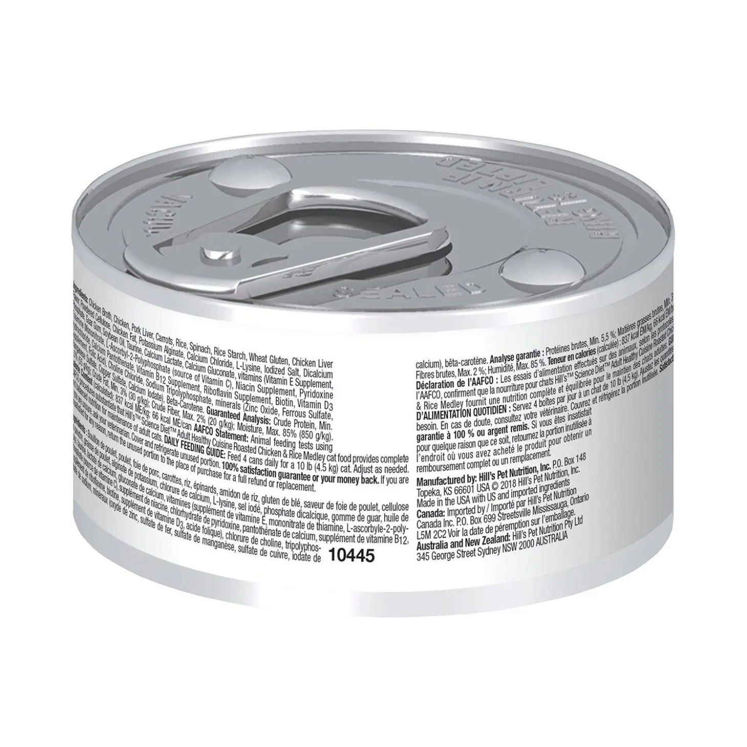 Healthy Cuisine Roasted Chicken & Rice Medley Adult Cat Food