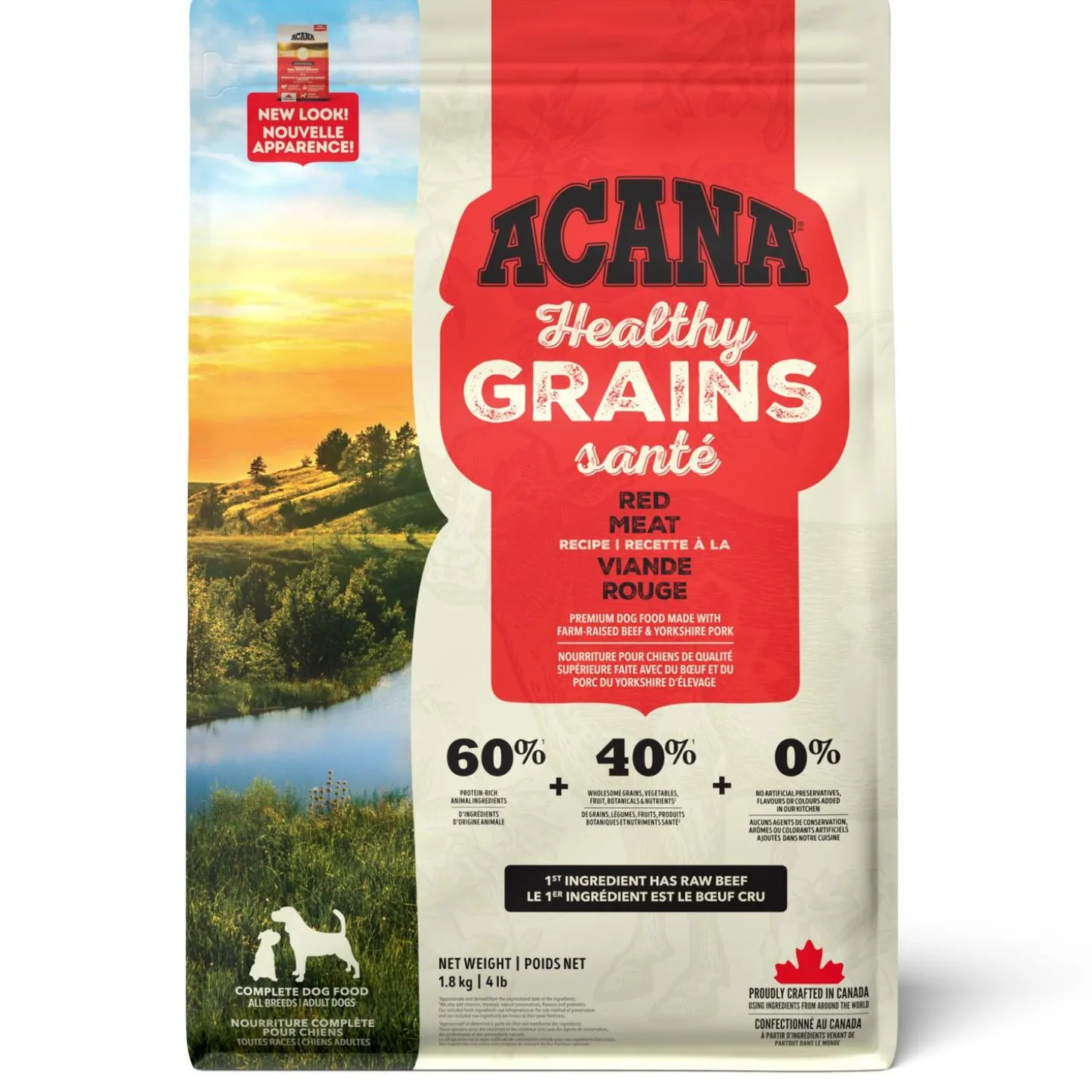 Healthy Grains Red Meat Recipe Adult Dog Food