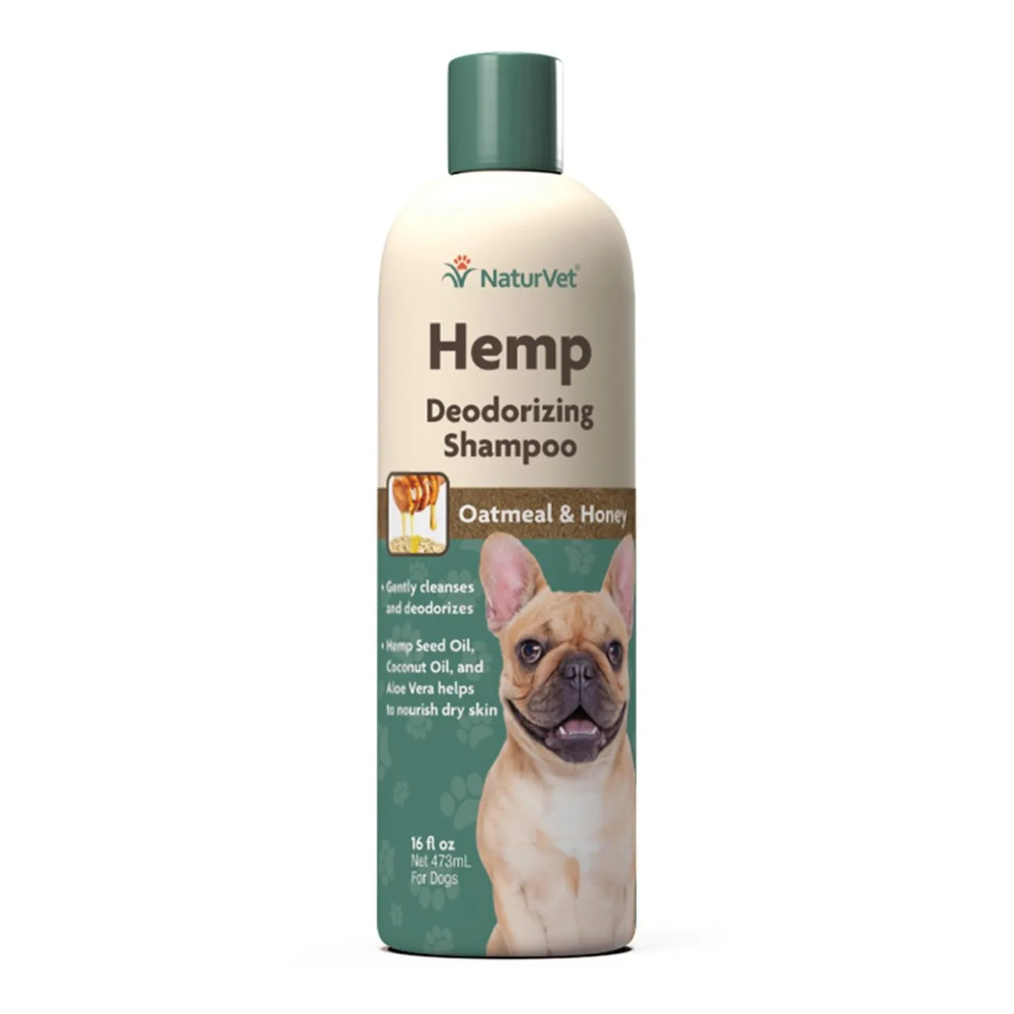 Hemp Deodorizing Shampoo for Dogs - Oatmeal & Honey
