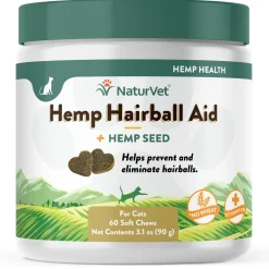 Hemp Hairball Aid Soft Cat Chews