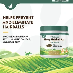 Hemp Hairball Aid Soft Cat Chews