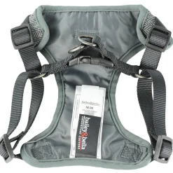 Herringbone Grey Dog Harness