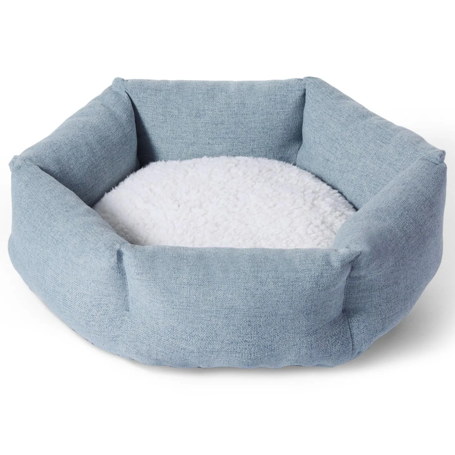 Hexagon Blue Cuddler Bed