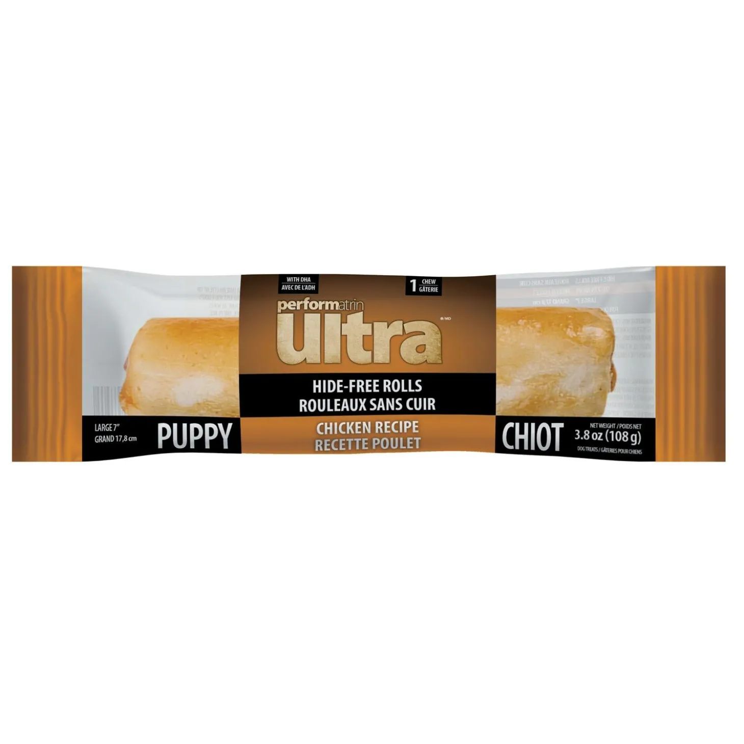 Hide-Free Rolls Chicken Recipe Puppy Dog Treat