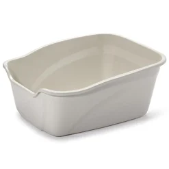 High Side Beige Litter Pan