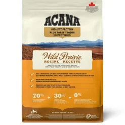 Highest Protein Wild Prairie Recipe Dog Food