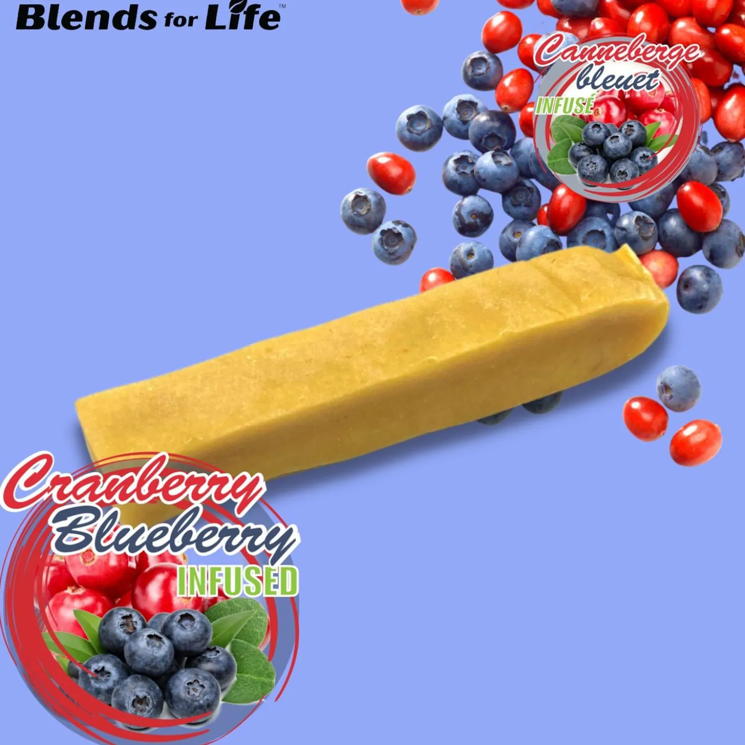 Himalayan Yak Chew Cranberry & Blueberry Infused Dog Treat