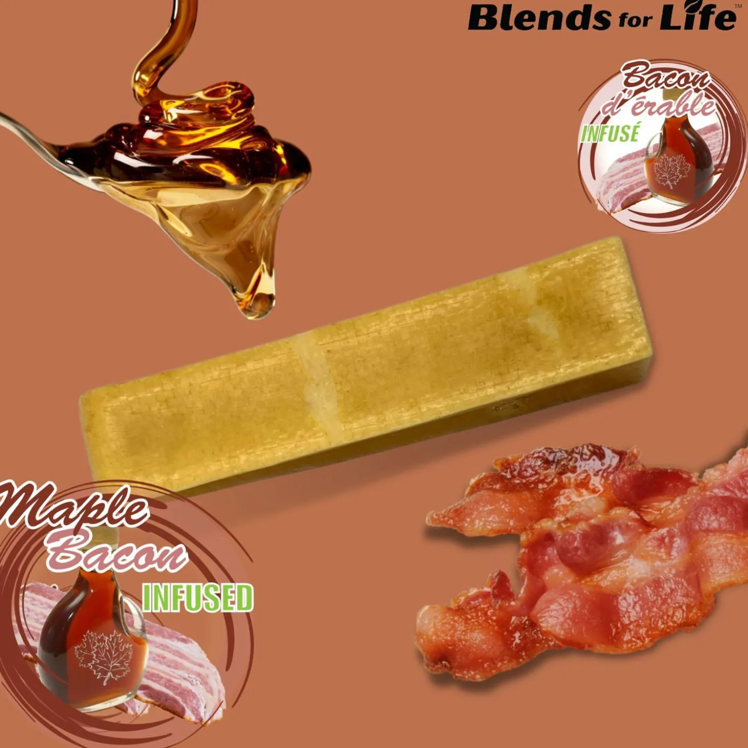 Himalayan Yak Chew Maple Bacon Infused Dog Treat