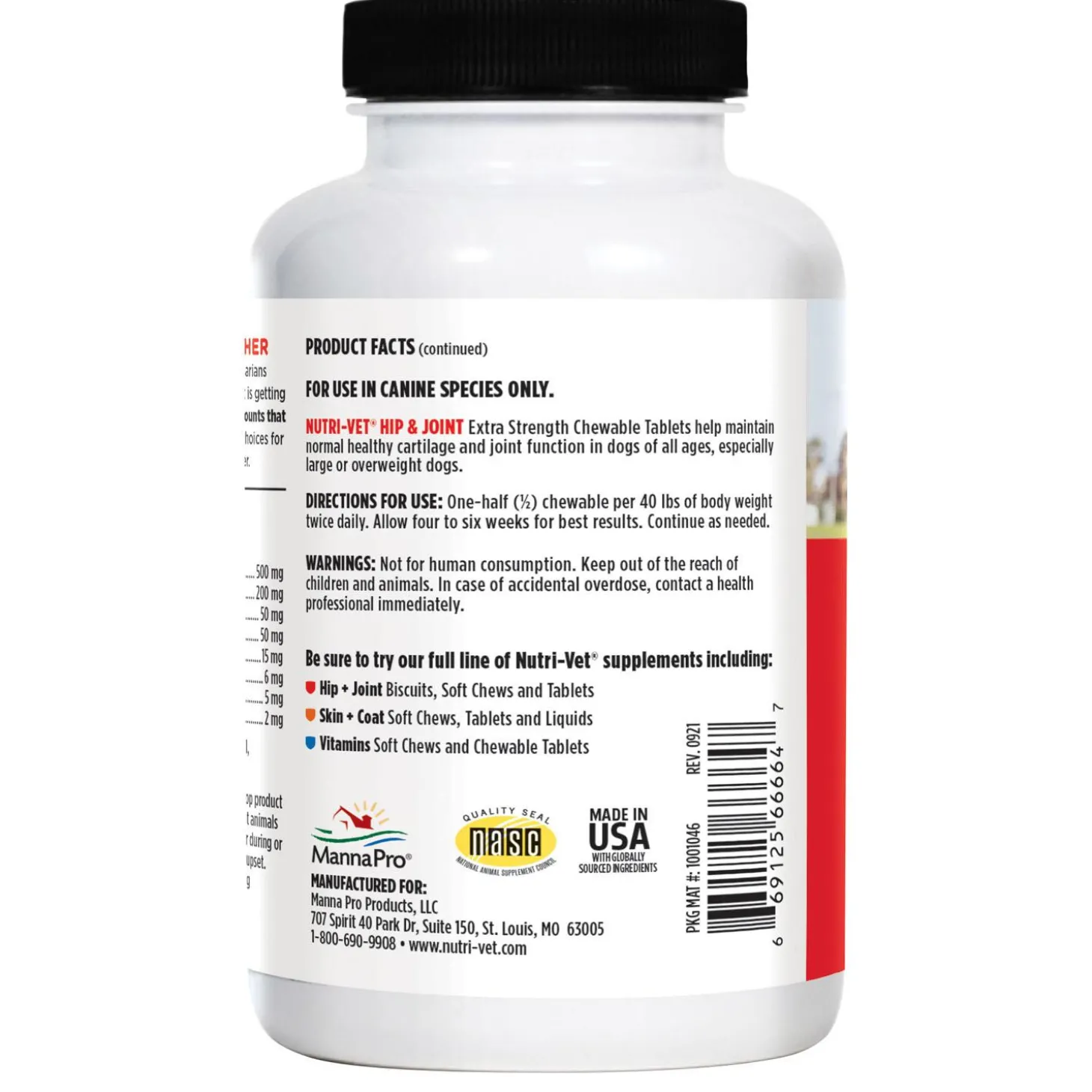 Hip & Joint Extra Strength Liver Flavoured Dog Supplements