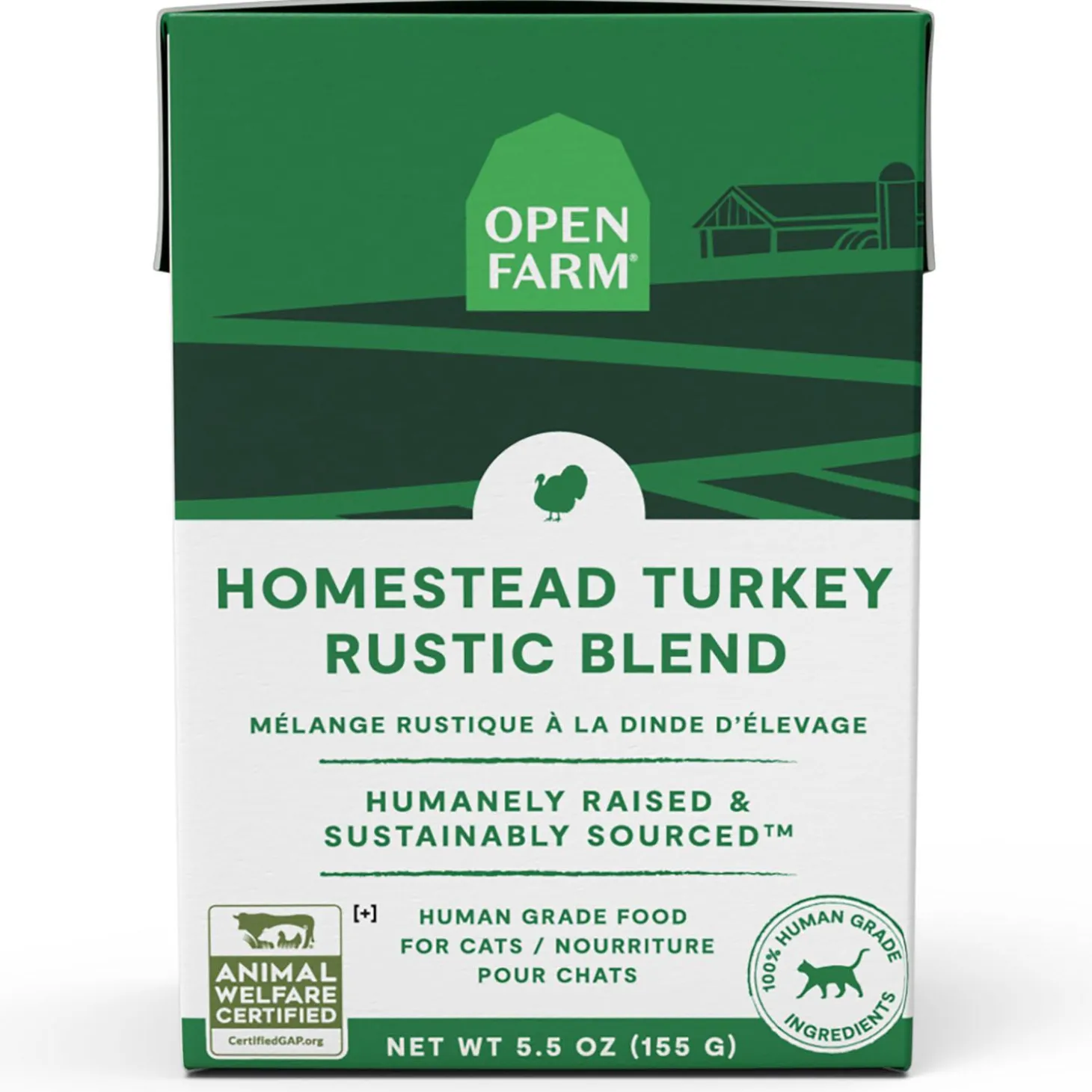 Homestead Turkey Rustic Blend Adult Cat Food