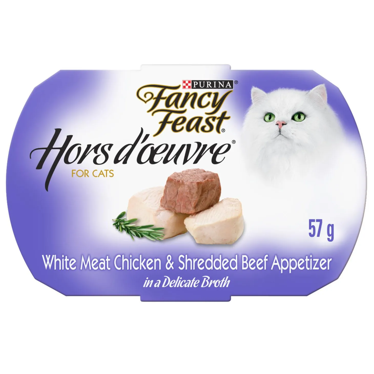 Hors d'Oeuvre Chicken & Shredded Beef Appetizer Cat Food Topper