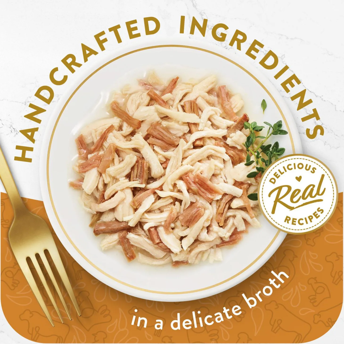 Hors d'Oeuvre Chicken & Shredded Beef Appetizer Cat Food Topper