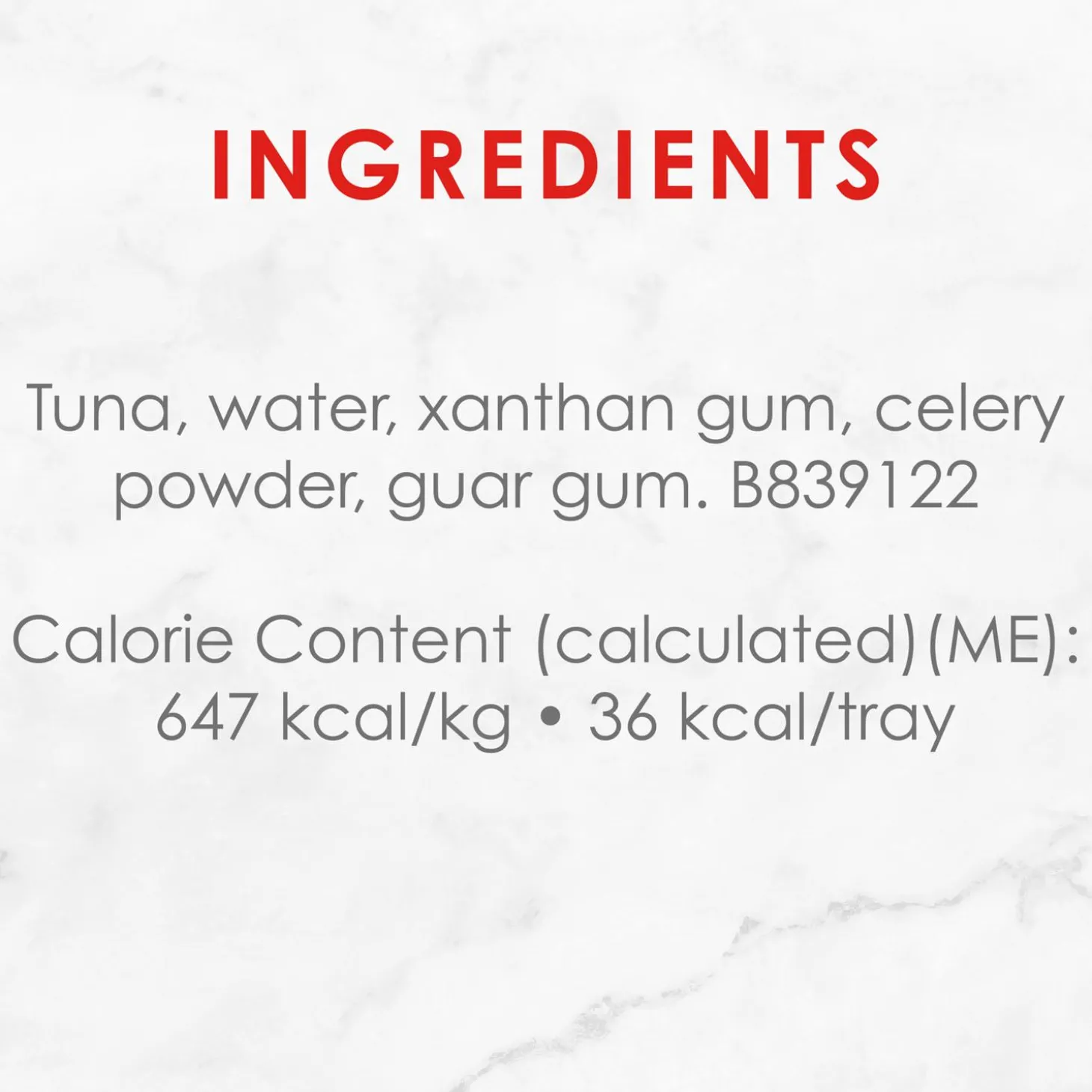 Hors d'Oeuvre Flaked Tuna Appetizer Cat Food Topper