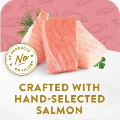 Hors d'Oeuvre Steamed Wild Alaskan Salmon Appetizer Cat Food Topper