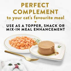 Hors d'Oeuvre Steamed Wild Alaskan Salmon Appetizer Cat Food Topper