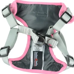Houndstooth Pink Dog Harness