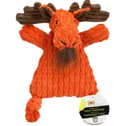 HuggleFlatties Morris Moose Dog Toy