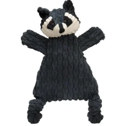 HuggleFlatties Reggie Raccoon Dog Toy