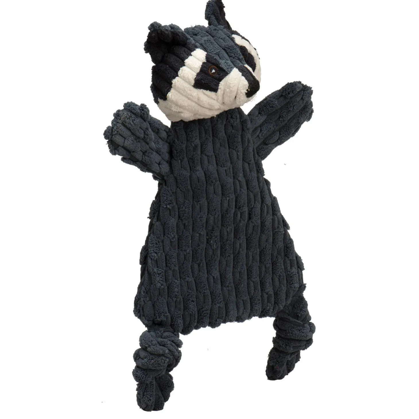 HuggleFlatties Reggie Raccoon Dog Toy