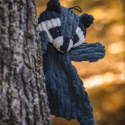 HuggleFlatties Reggie Raccoon Dog Toy