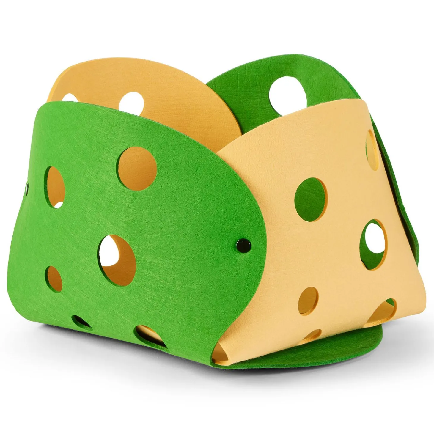 2-in-1 Felt Cat Tunnel & Basket